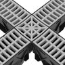 RELN Storm Drain 4 Way Adapter Complete with Portland Grey Grate