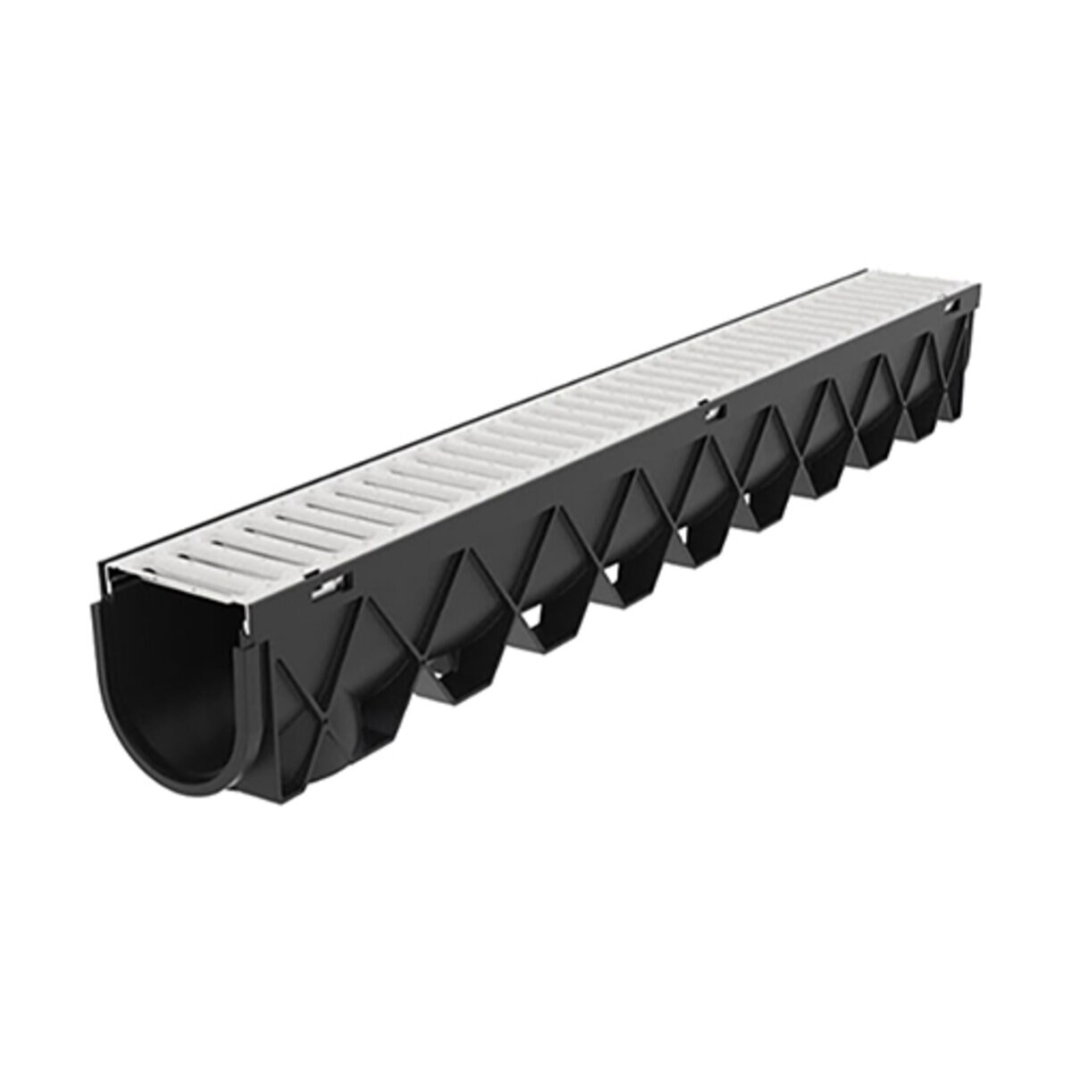 RELN Storm Drain 40in (4.75 W x 5 H) Channel Complete with Galvanized ...