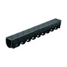RELN Storm Drain Heavy Duty 5 in. x 40 in. Channel Drain with Class C Ductile Iron Black Grate