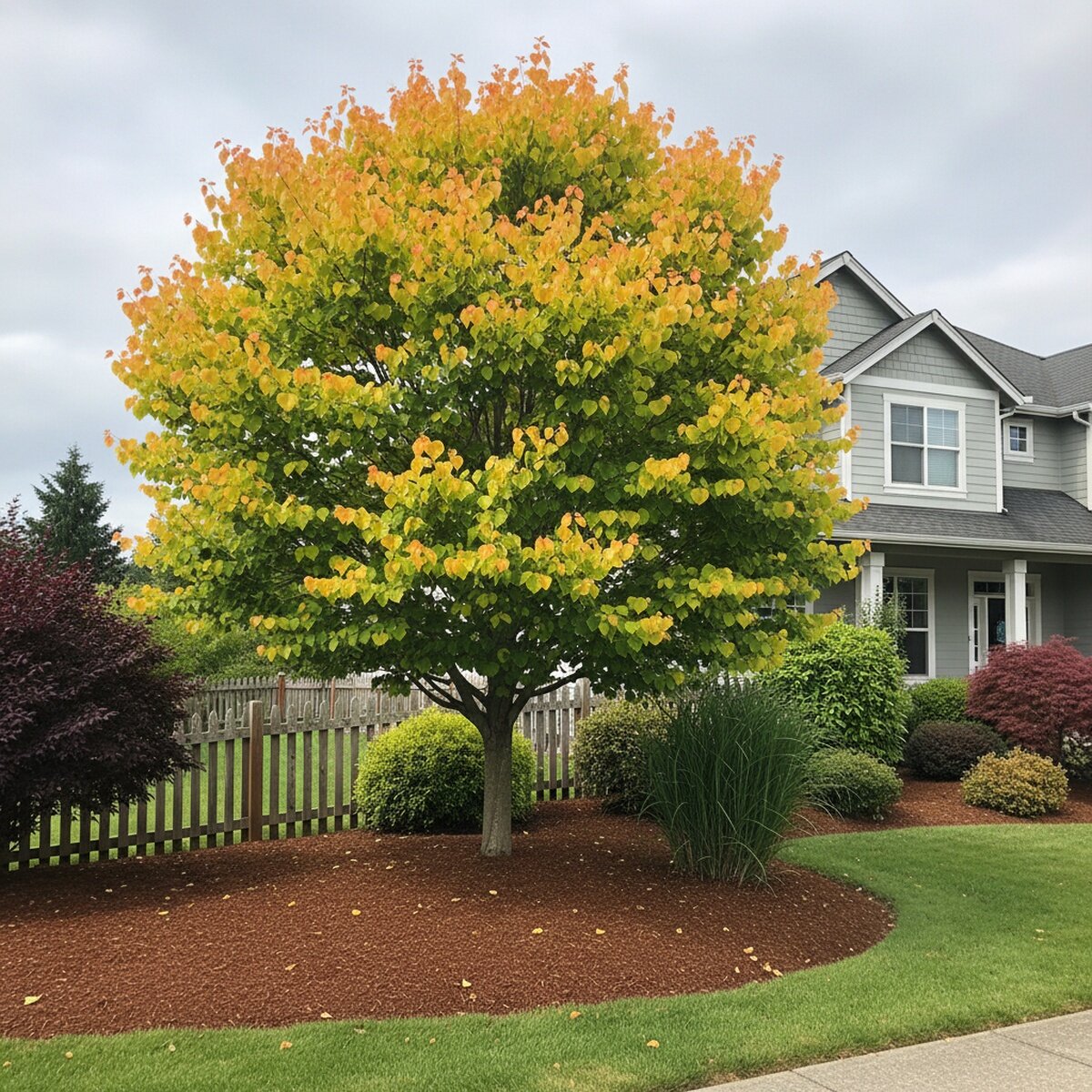 Cercis canadensis The Rising Sun Eastern Redbud | SiteOne US