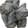 Palletized Black Limestone Boulders 12 - 18 in.