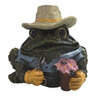 Statue Gardener Toad Large 8-1/2 in.