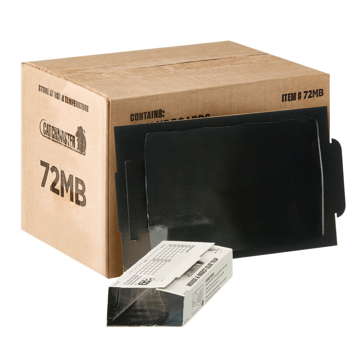 Catchmaster 72MB Peanut Butter Mouse & Insect Black Glue Boards (72 ...