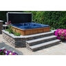 Nantucket Manufactured Tread Blue 72 in. x 12 in. x 2 in. (16 pc./pallet)