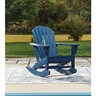 Sundown Treasure Adirondack Rocking Chair Navy 31-1/4 in. x 35-1/4 in. x 37 in.