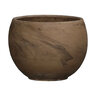 Pot Luna Sphere German Waterproof Basalt (Chocolate) 6-1/2 in. x 4-3/4 in.