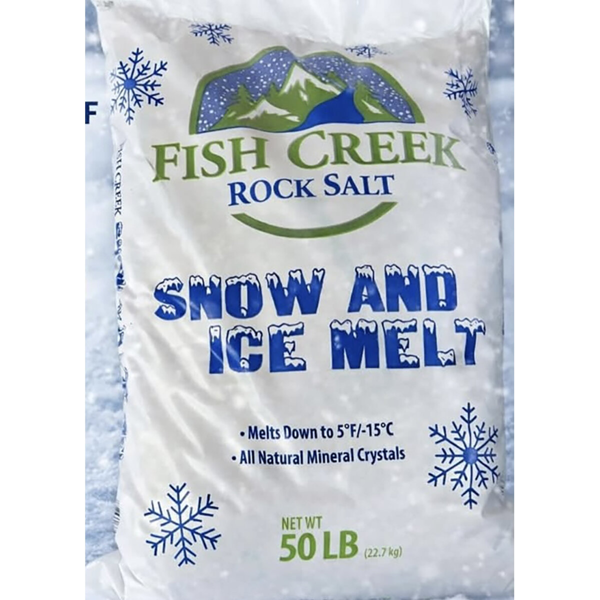 Allen Fish Creek Granular Rock Salt (Bag, 50 lb.) | SiteOne US