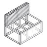 Grillnetics Drop Base Cabinet 42 in. x 30 in. x 18 in.