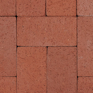 Glen Gery Brick Modular Paver Iron City Red 7-5/8 in. x 3-9/16 in. x 2-1/4 in. (525 pc./pallet)