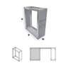 Grillnetics Base Cabinet 4 in. x 30 in. x 35 in.