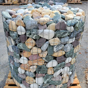 Palletized All Mix Tumbled Pebbles