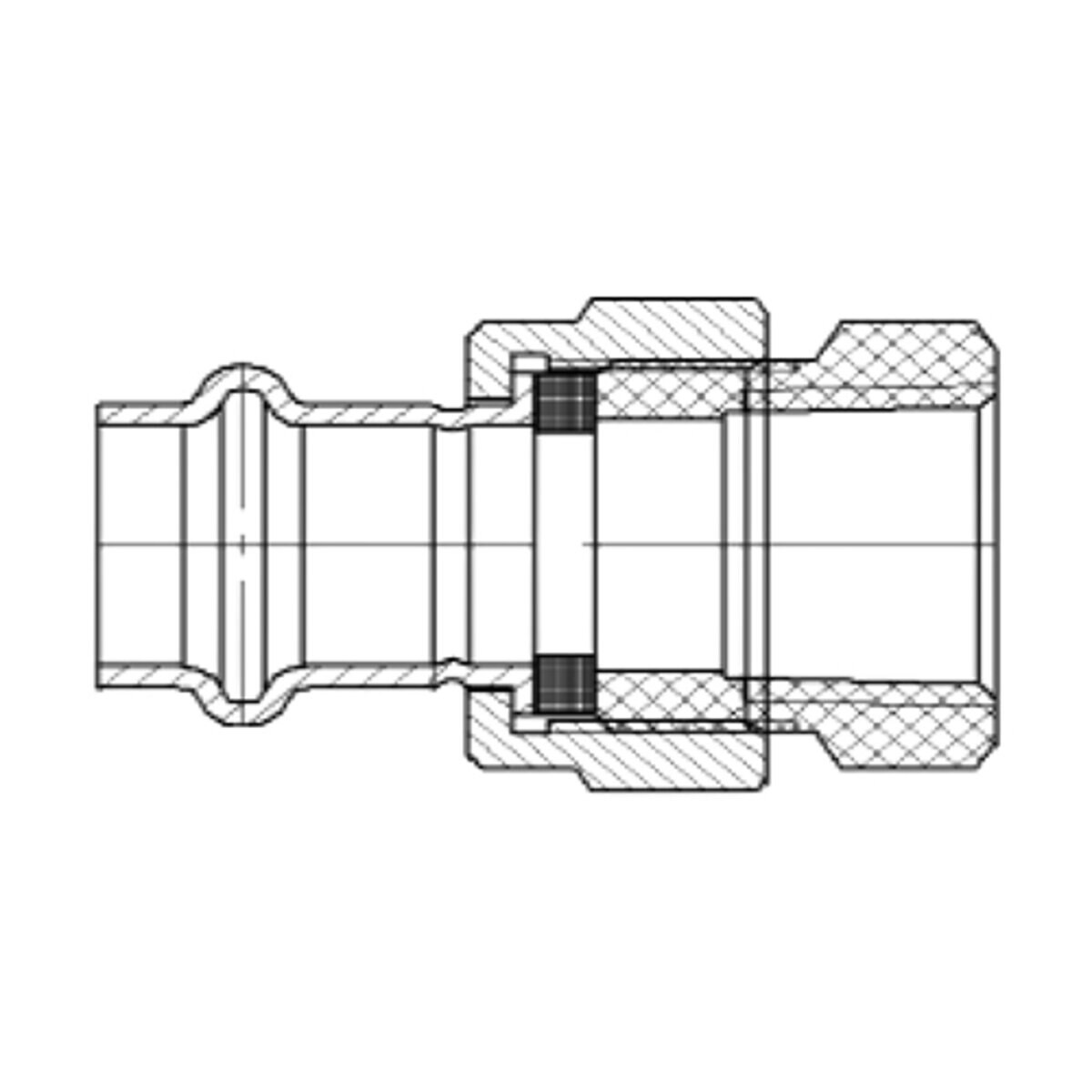 Ironworks PipeLock Copper 3/4in Pro Press Female Union | SiteOne US