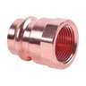 Ironworks PipeLock Copper 3/4in x 1/2in Pro Press Female Adapter