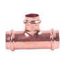 Ironworks PipeLock Copper 3/4in x 3/4in x 1/2in Pro Press Tee Reducer PxPxP