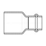 Ironworks PipeLock Copper 1in x 1/2in Pro Press Bushing Reducer