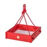 Bird Feeder Hanging Tray Recycled Plastic Red 11-1/4 in. x 11-1/4 in. x 2-1/4 in.