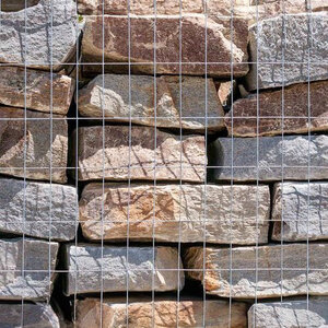 Building Stone Hoopers Creek Brown Ashlar Squares and Rectangles (Snapped)