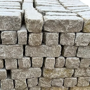 Cobblestones Chapel Buff Marble Tumbled 4 in. x 4 in. x 10 in.