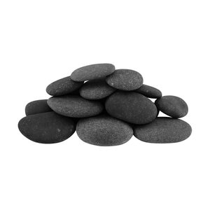 Bagged Mexican Beach Pebbles Black 1/2 - 1 in. (40 lb. Bag)