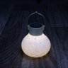 Solar Glass Tea Lantern White