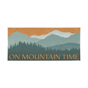 Evergreen Sassafras Switch Door Mat On Mountain Time 22 in. x 10 in.