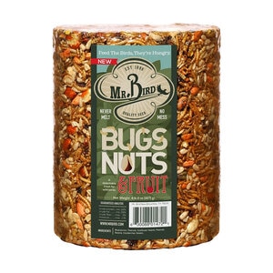 Mr. Bird Bird Food Bugs, Nuts, & Fruit Cylinder Lg  4 lb. 2 oz. Bag
