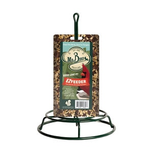 Mr. Bird Ez Cylinder Feeder Green 8-1/2 in. x 8-1/2 in. x 12 in.