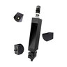 Structure and Tree Black Aluminum Modern Pathway Liught Bollard 3.5 Length 18.75 in. Tall 3 Watt 2700K LED