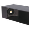 Structure and Tree Black Aluminum Modern Pathway Liught Bollard 3.5 Length 18.75 in. Tall 3 Watt 2700K LED