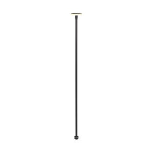 Structure and Tree Black Aluminum Modern Area Light 2.3 in. Hat 35 in. Stem 1 Watt 2700K LED
