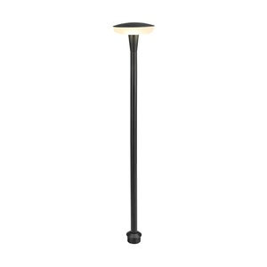 Structure and Tree Black Aluminum Modern Area Light 2.3 in. Hat 16 in. Stem 1 Watt 2700K LED