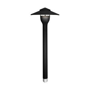 Structure and Tree Black Aluminum Area Light 5 in. Hat 13 in. Stem 3 Watt 2700K LED