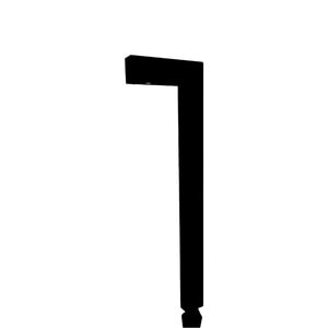 Structure and Tree Black Aluminum Modern Area Light 6.5 in. Lengtht 1' Wide 2 in. Deep 22' Tall No Lamp G4