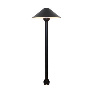 Structure and Tree Black Aluminum Area Light 7 in. Hat 18 in. Stem No Lamp G4