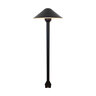Structure and Tree Black Aluminum Area Light 7 in. Hat 18 in. Stem No Lamp G4