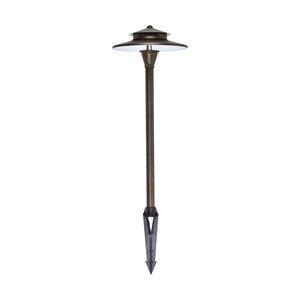 Elitco 9 diameter 24 tall path light antique brass