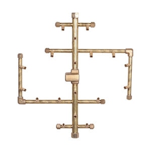 Warming Trends Crossfire 2.0 Brass Burner 17.75 in. x 15.5 in. 180K BTU NG and LP