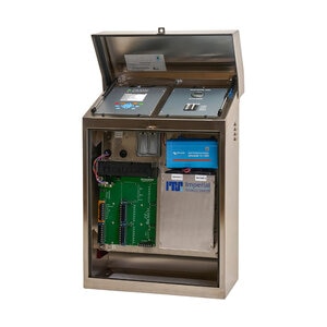 Calsense 8-Station CS3000 with solar package in double-wide