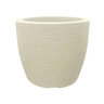 Planter European Round Planter Sandstone 13-1/4 in. x 11 in.