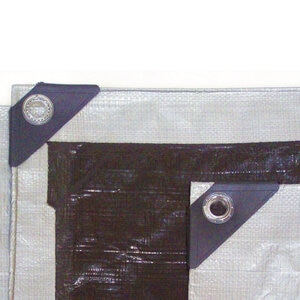 10 mil. Silver/Black Poly Tarp 8 ft. x 10 ft.