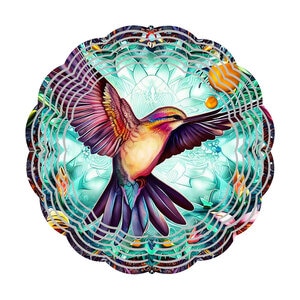 Wind Spinner Birds In Flight