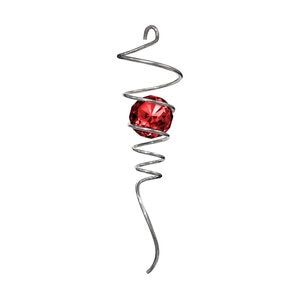 Wind Spinner Tail Silver/Red