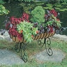 Planter Medium Euro Classic Cradle & Coco Fiber Liner Set 36 in. x 8 in. x 20 in.