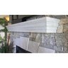 Slab Aged Parchment Limestone 4 in.