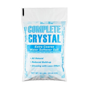 Complete Crystal - Extra Coarse Water Softener Salt Granular Water Quality Treatment 50 lb. Bag