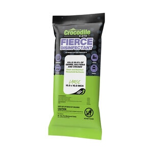 Crocodile Cloth FIERCE Disinfectant 10 Count Huge Cloths