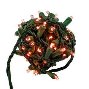 Equipt Holiday 5MM Light Strand Red LED 70 Lights – 4 in. Spacing