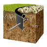 Oly-Ola Black Jack Poly Landscape Edging 1 in. x 4-3/4 in. x 20 ft.