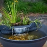 Aquagarden Mini Pond Kit - Steel Gray