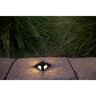 Brilliance VersaBeam Brass Square Quad Slot Flange 2700K in Brass Finish